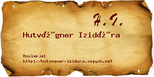 Hutvágner Izidóra névjegykártya